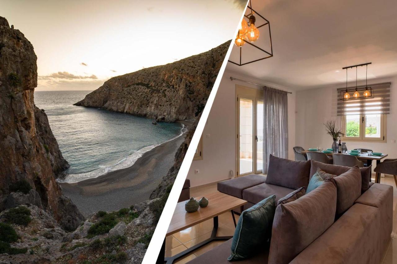 Kokkini HaniAzur Horizon Oceanview Houseアパートメント エクステリア 写真